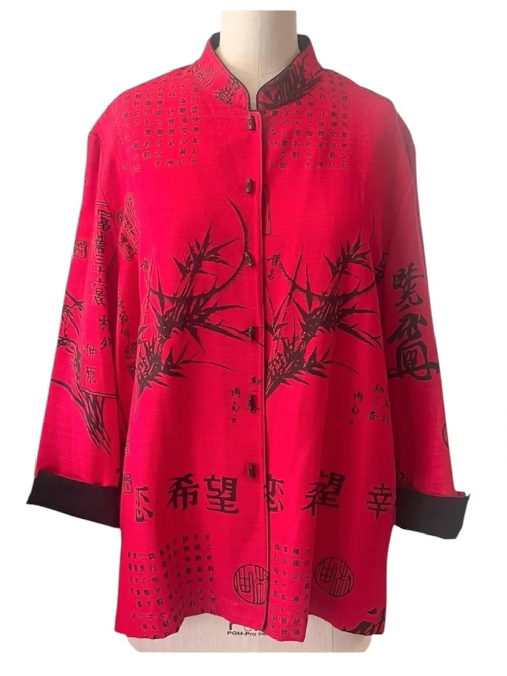 Vintage 90s Drapers & Damons XL Kimono Jacket Asian Inspired Blazer
